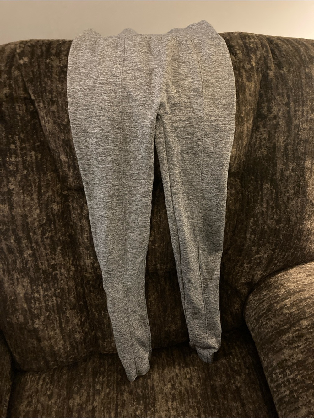 feathers Gray Knit Jogger Sweatpants
